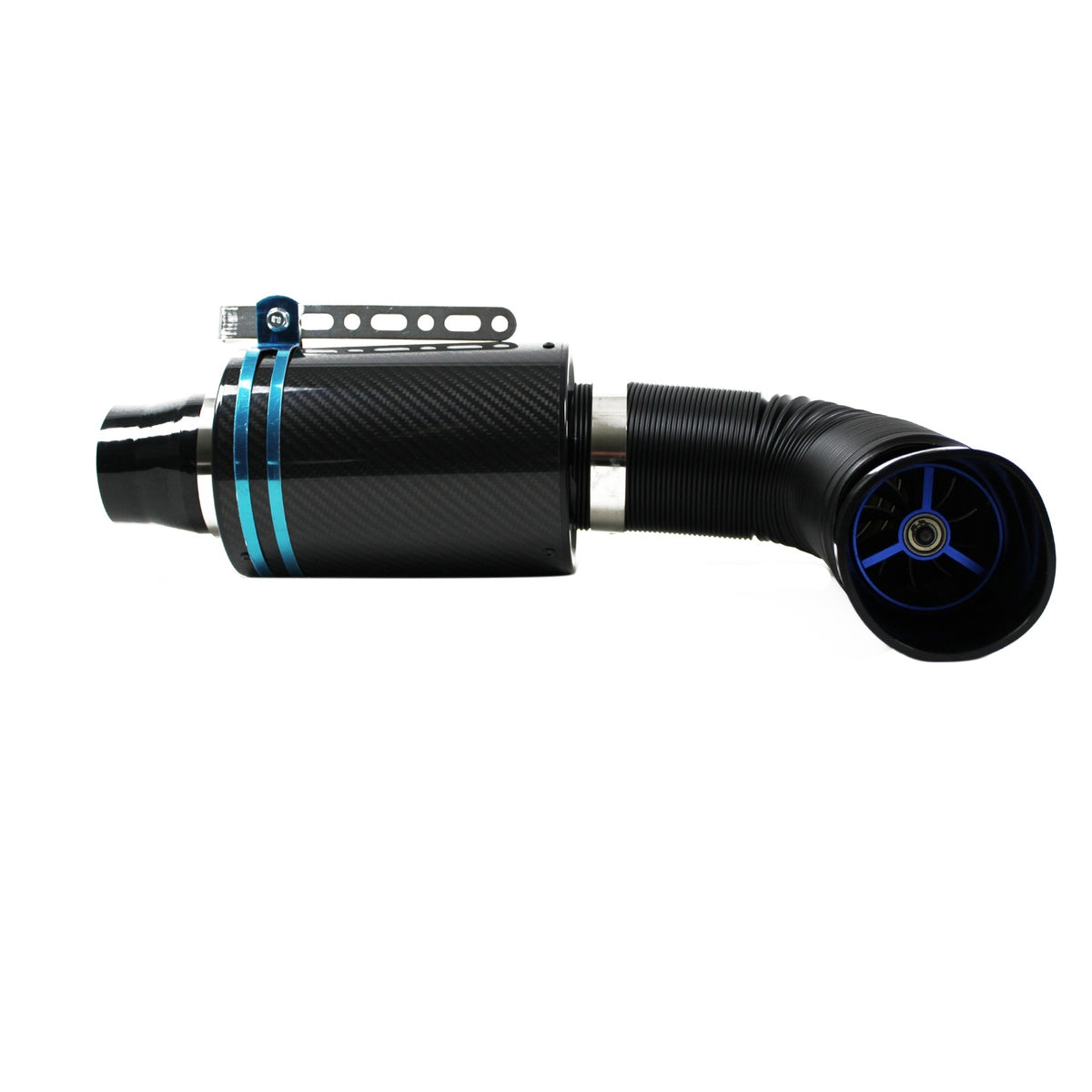 JOM Carbon Power Filtre à Air Sport Airbox Admission d’Air Tuyau Flexible Set