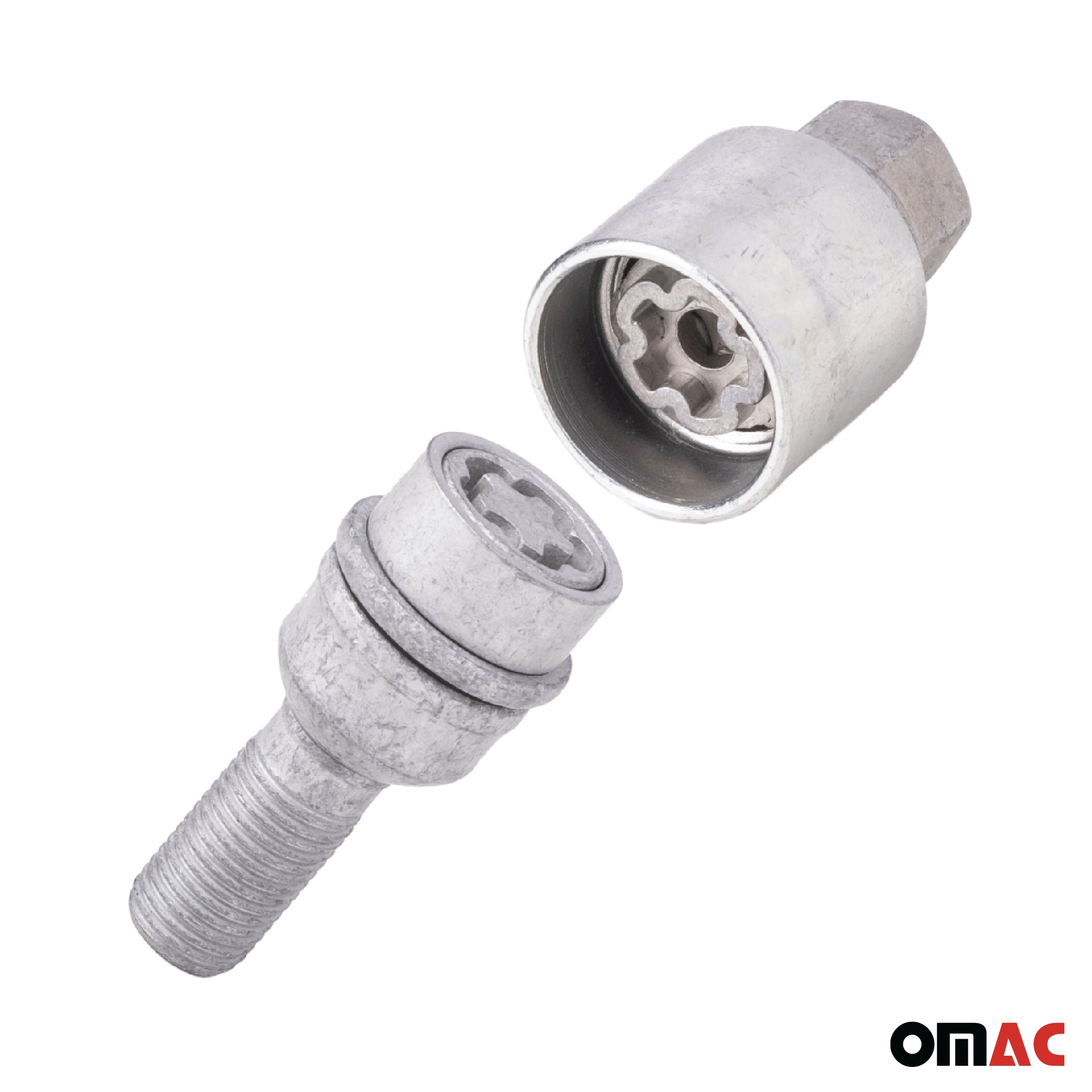 Vis de roue antivol pour Audi Q7 2006-2015 Acier Gris lot de 4 M14X1,5