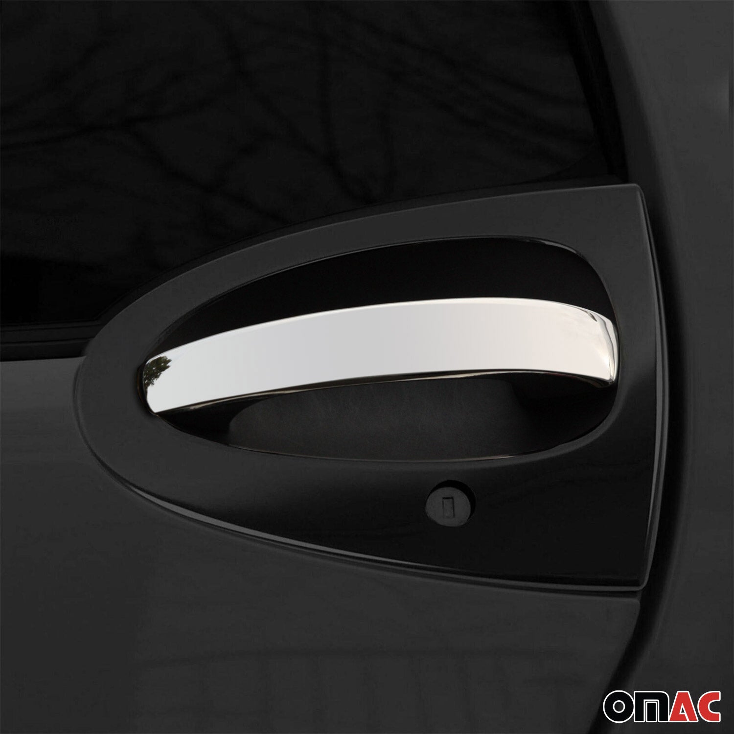 Couverture de poignée de porte pour Smart Fortwo 2007-2014 en Acier 2Pcs