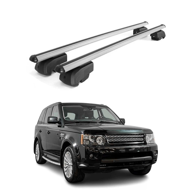 Barres de toit Transversales pour Range Rover Sport L320 2005-2013 Alu ABE
