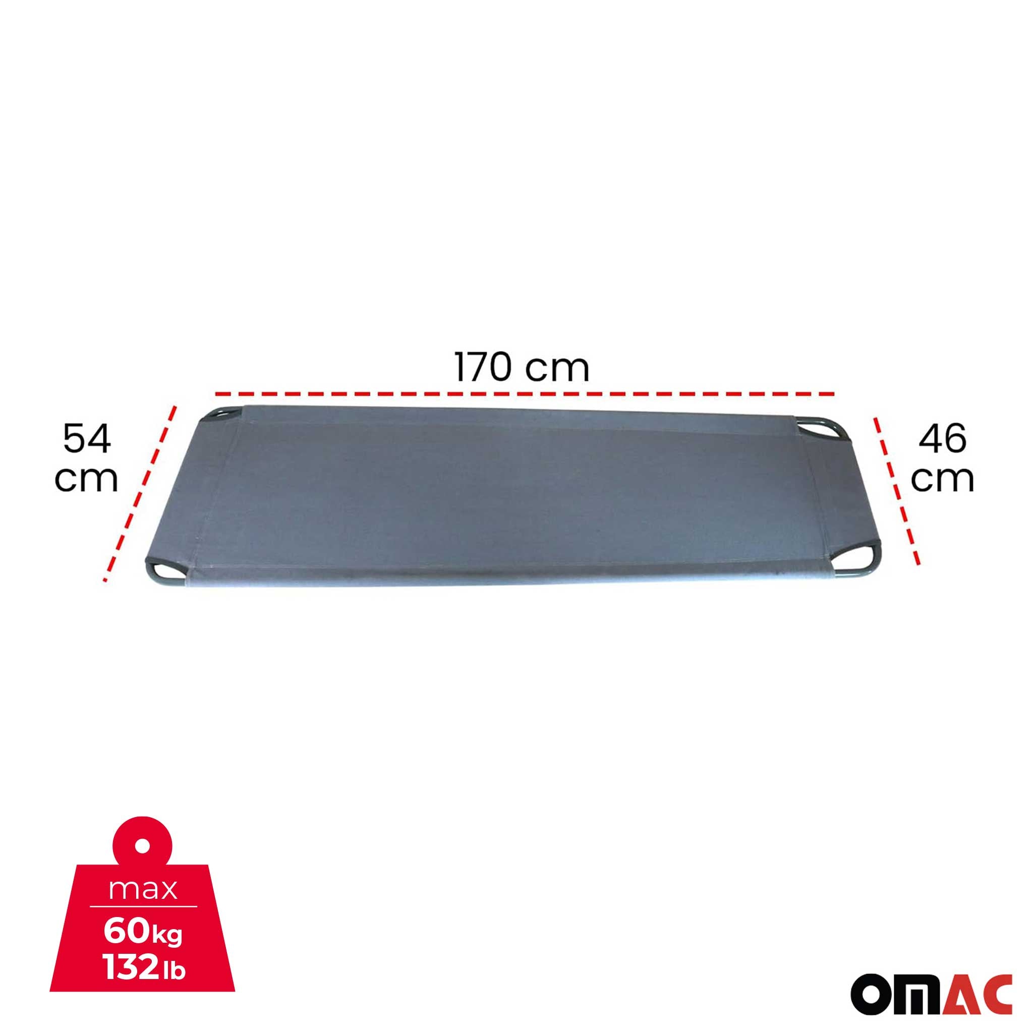 OMAC Lit de Camping Enfant pour VW Transporter T5 T6 T6.1 2003-2024 en Polyester
