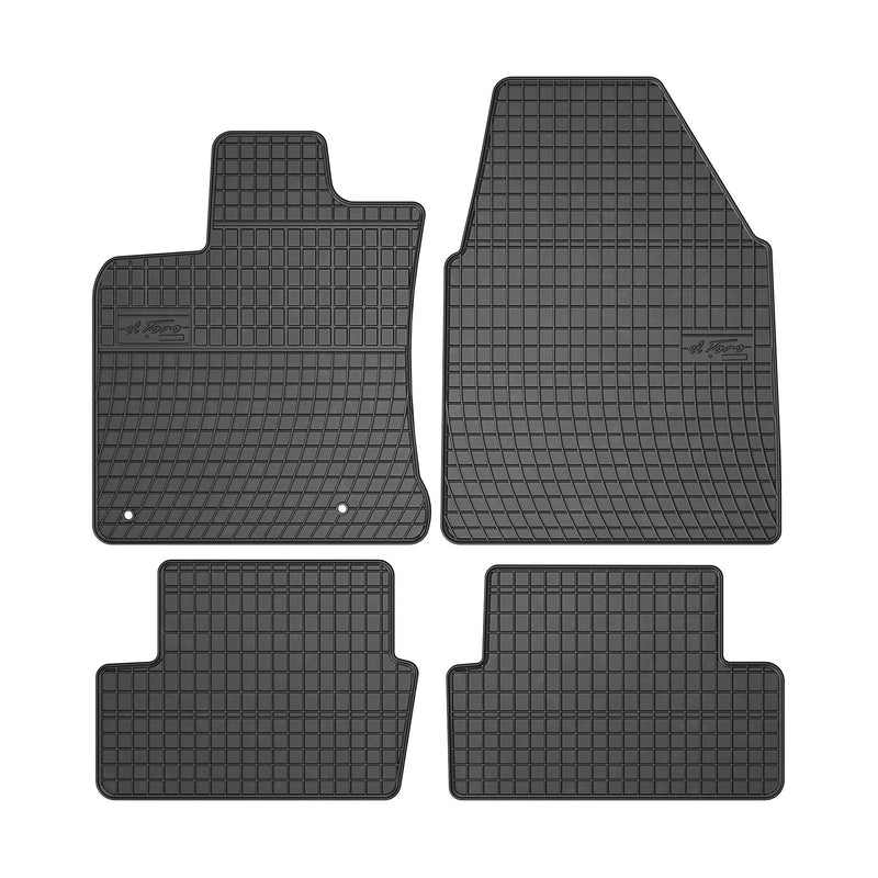 OMAC Tapis de sol pour Nissan Qashqai J10 2006-2014 Noir en caoutchouc