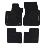 Tapis de Sol de Voiture pour Renault Twingo III 2014-2024 Velours Noir 4Pcs