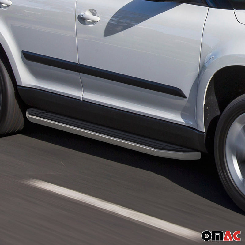 Marchepieds Latéraux pour Skoda Yeti 2009-2023 ABE Alu