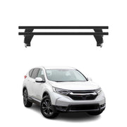 Menabo Barres de toit Transversales pour Honda CR-V V 2017-2022 Noir ABE 2x