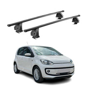 Barres de toit transversales acier pour VW Up! 2011-2023 5Portes TÜV Noir 2Pcs