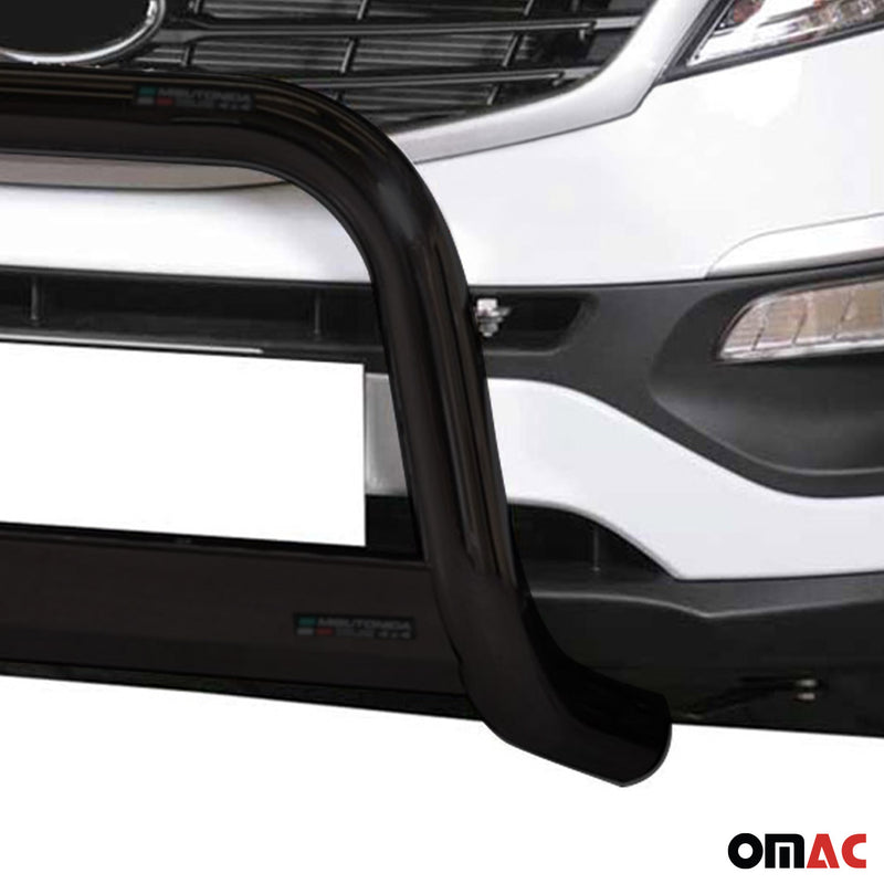 Pare-buffle Avant pour Kia Sportage 2010-2015 63 mm en Acier Noir