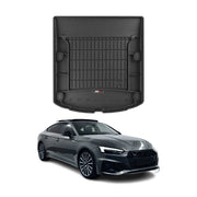 OMAC Tapis de coffre caoutchouc pour Audi A5 F5 Sportback 2016-2024 Premium