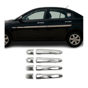 Poignée de porte Latérale pour Hyundai Accent Berline 2005-2011 en acier Chromé