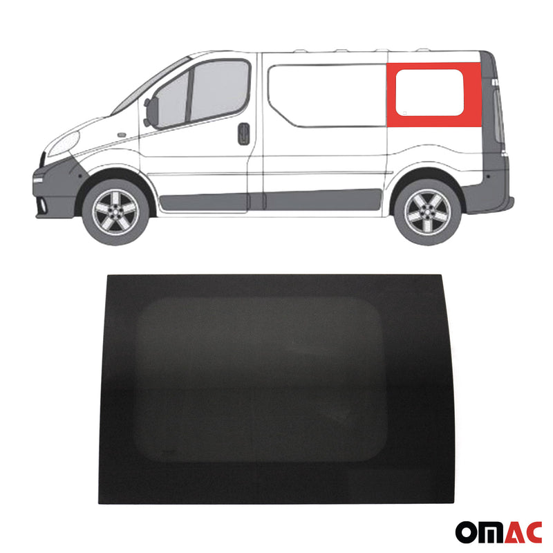 Vitre de Porte pour Renault Trafic 2001-2014 L1 Arrière Gauche non coulissante