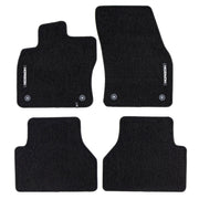 Tapis de Sol de Voiture pour VW Caddy IV 2020-2026 Velours Imperméable 4Pcs