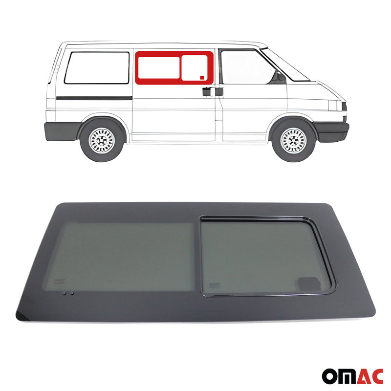 Vitre de Porte pour VW Transporter T4 1990-2003 L1 L2 Avant Droit Coulissante