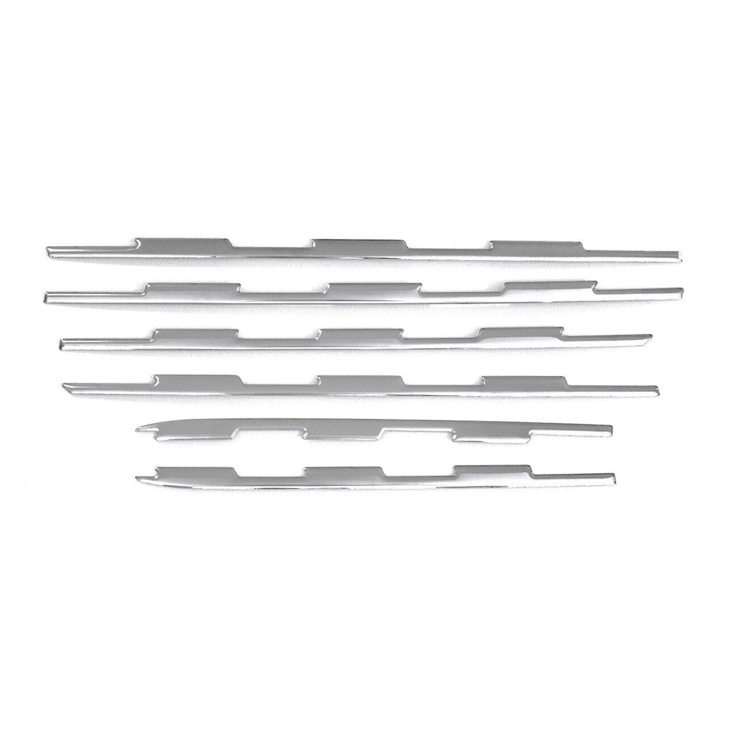 Moulure de Grille de Calandre pour Peugeot Rifter 2018-2026 Chromé 6Pcs