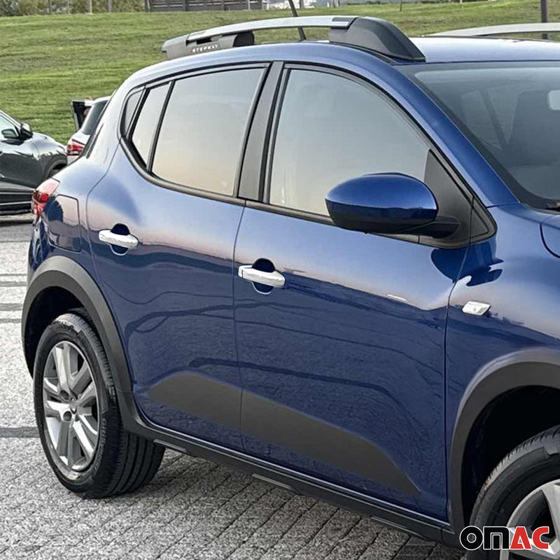 Couverture de Poignée de Porte pour Dacia Sandero 2021-2025 Acier Inoxy 5Pcs