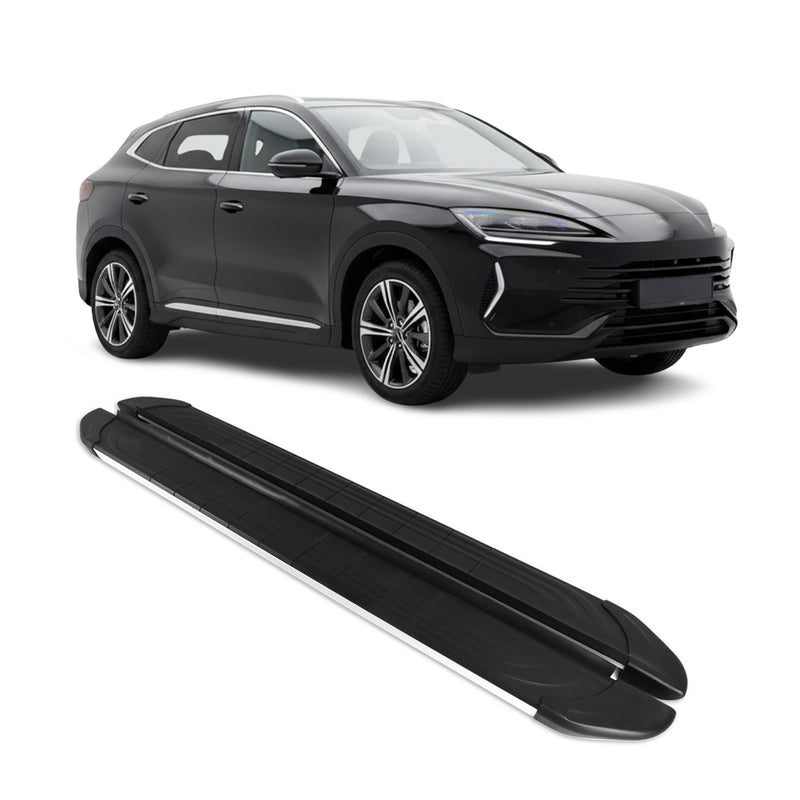 2023-2025 BYD Seal U SUV Marchepieds Latéraux pédale Aluminium Noir Gris 2Pcs