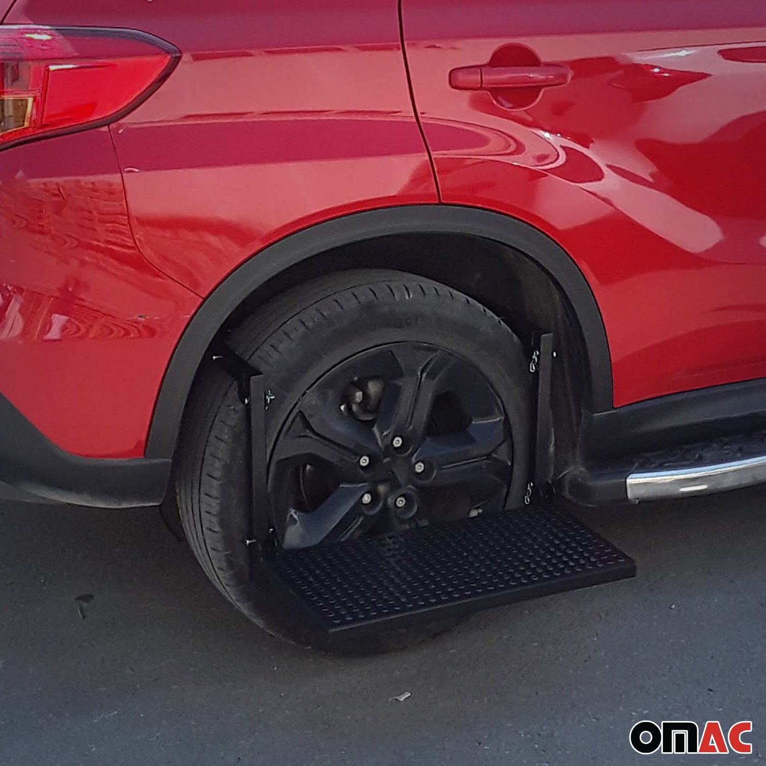 Marchepied de roues voiture - Universel 55cm Noir