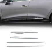 Garniture Baguette de porte latérale pour Renault Clio 2012-2019 acier inox 4Pcs
