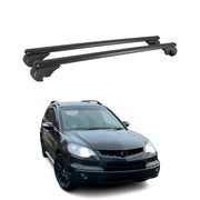 Barres de toit transversales pour Acura RDX I II 2007-2018 Aluminium Noir