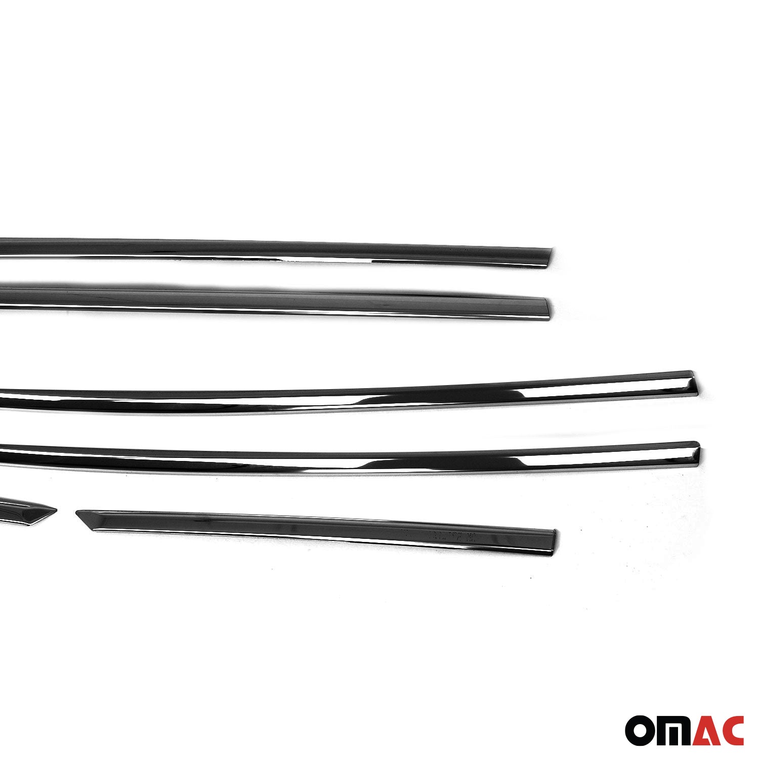 Garniture de Fenêtre pour Peugeot 2008 SUV 2019-2026 Acier Inox Foncé 6Pcs