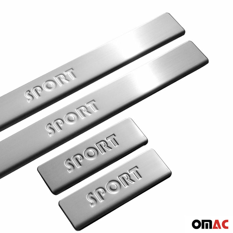 Seuils de porte pour Ford Focus 1998-2004 Sport en acier inox Chromé