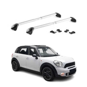 Barres de toit transversales pour Mini Countryman R60 F60 2010-2023 Alu Gris ABE