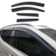 Déflecteurs de Vent pluie d'air pour Nissan Qashqai J10 2006-2014 Acrylique 4Pcs