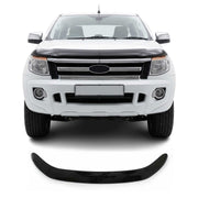 Deflecteurs d'air capot de voiture pour Ford Ranger T6 Pre-Fl 2012-2015 Noir
