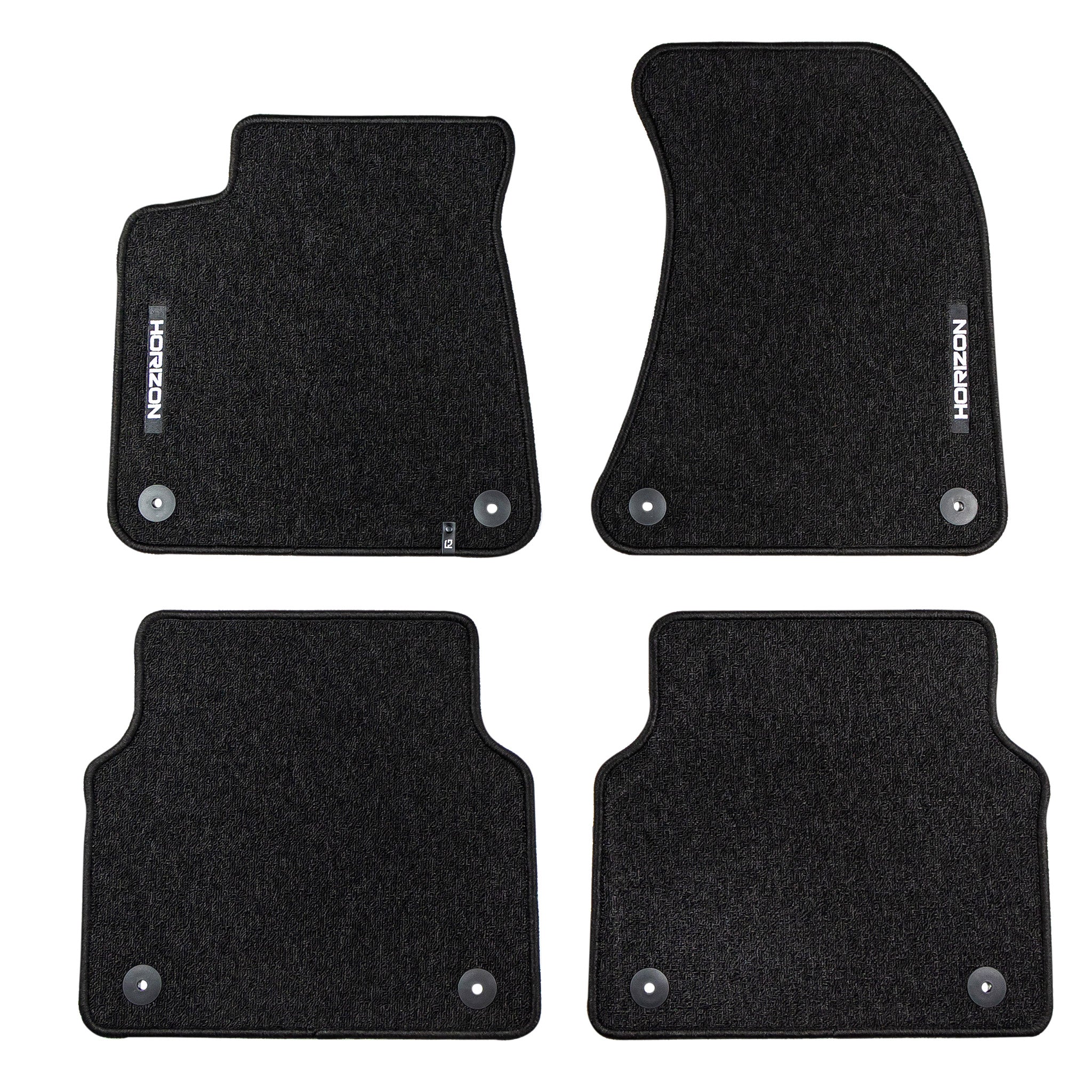 Tapis de Sol de Voiture pour Audi A8 D4 2009-2017 Velours solide et durable 4Pcs