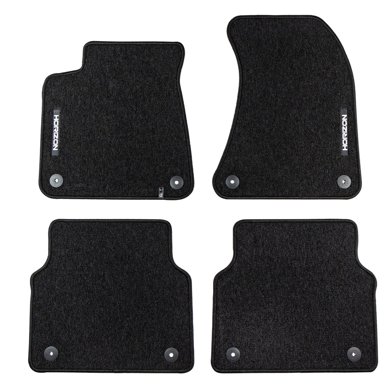 Tapis de Sol de Voiture pour Audi A8 D4 2009-2017 Velours solide et durable 4Pcs