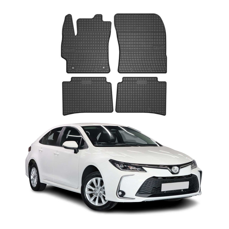 Tapis de Sol pour Toyota Corolla 2019-2025 Caoutchouc Noir