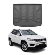 Tapis de Coffre pour Jeep Compass 2016-2020 TPE Noir