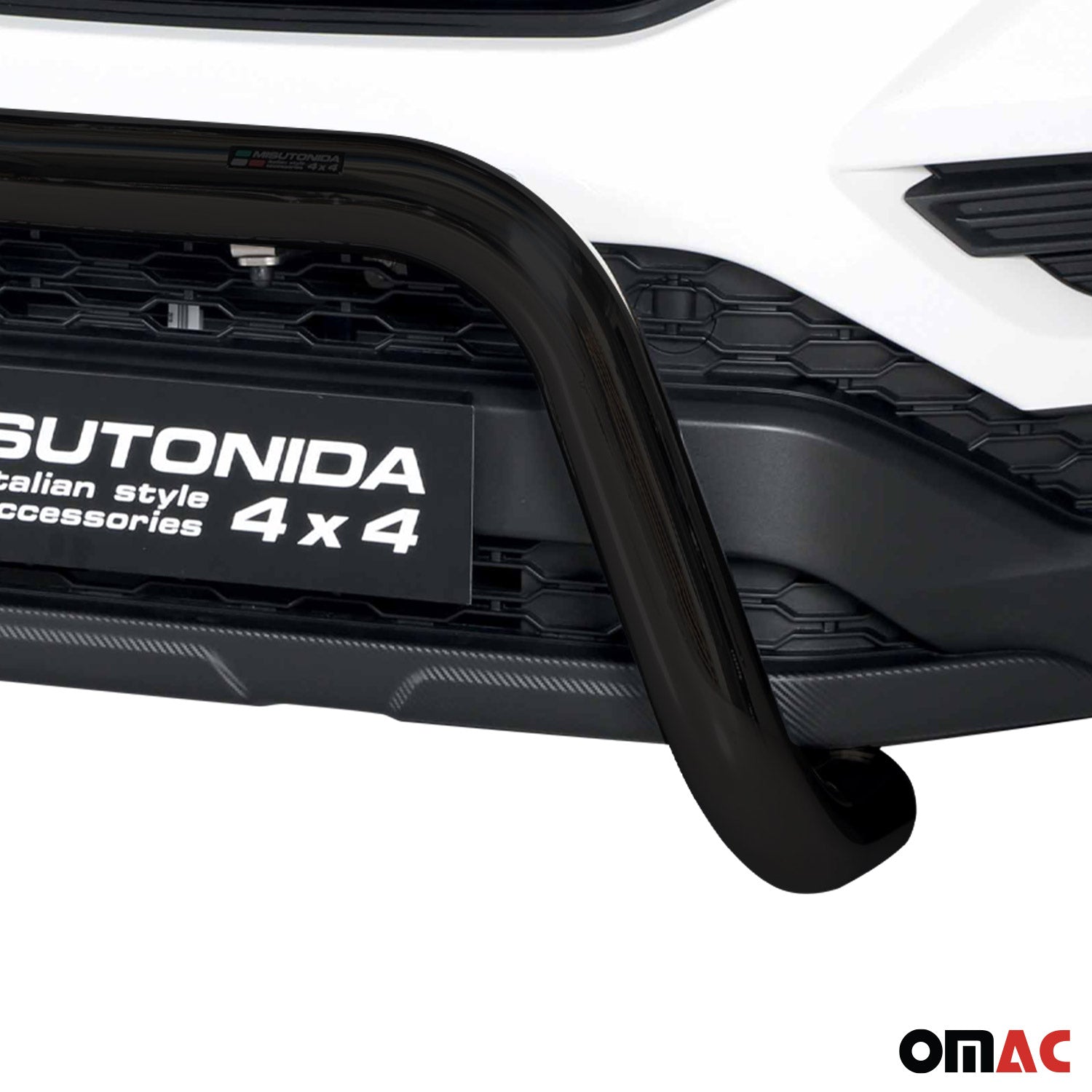 Pare-buffle Avant pour SsangYong Musso 2023-2026 76 mm en Acier Noir