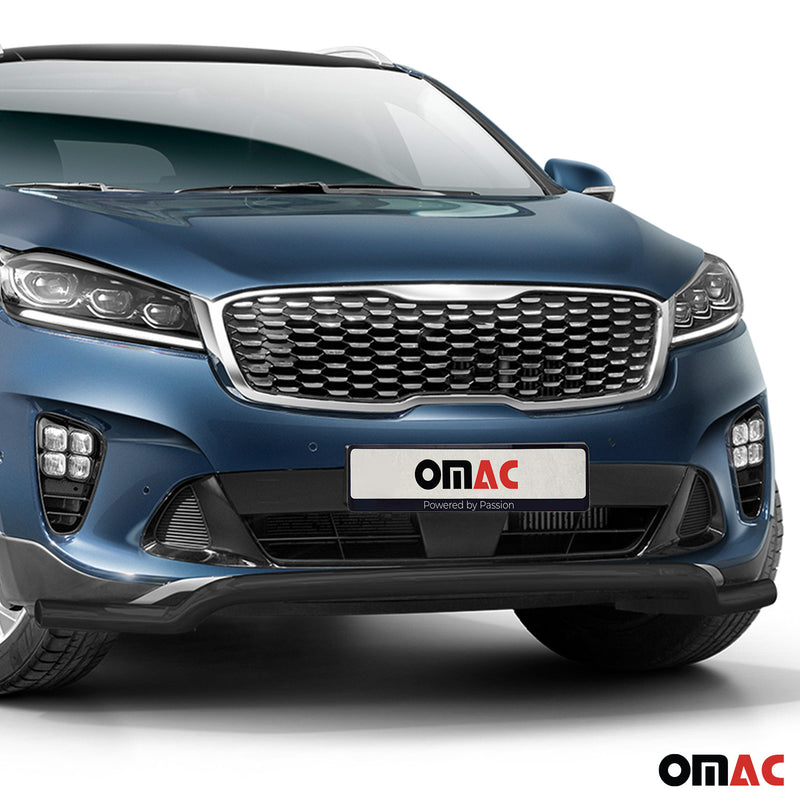 Pare-Buffle Avant Pour Kia Sorento 2017-2020 Acier Inoxydable Noir