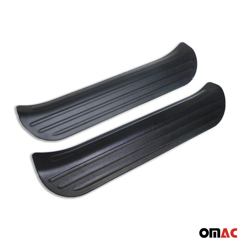 Couverture De Seuil De Porte pour VW T5 T6 2003-2025 ABS Noir 2 Pcs