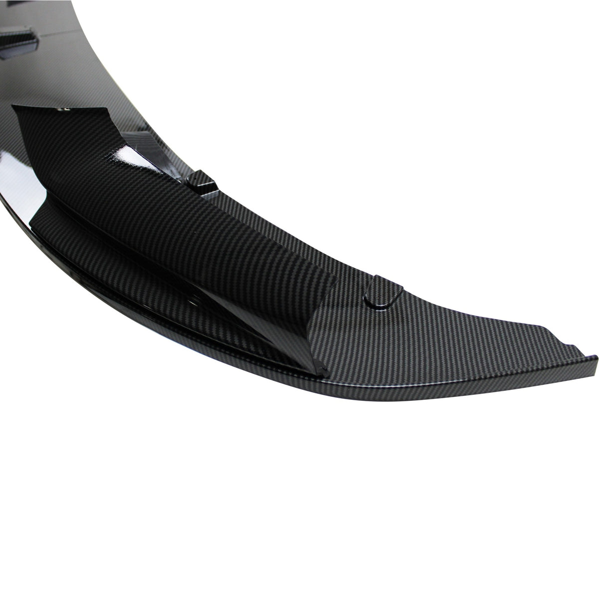 JOM Lèvre de Pare-choc Avant pour BMW Série 5 F10 Berline/F11 Touring 2010-2013 Carbon Optik Sport Look