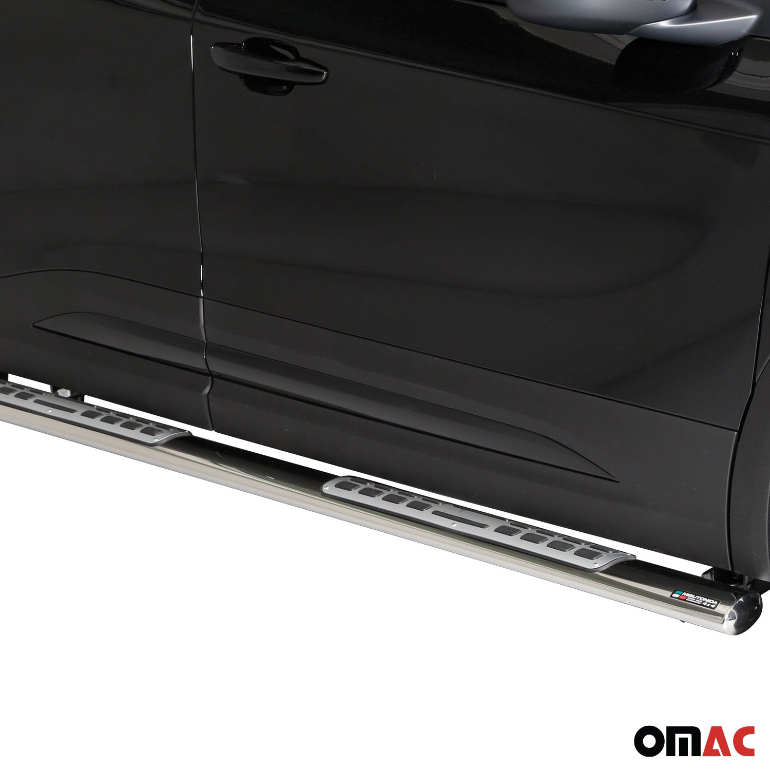 Marchepieds Latéraux pour Opel Mokka 2021-2026 Acier Inoxydable Argent