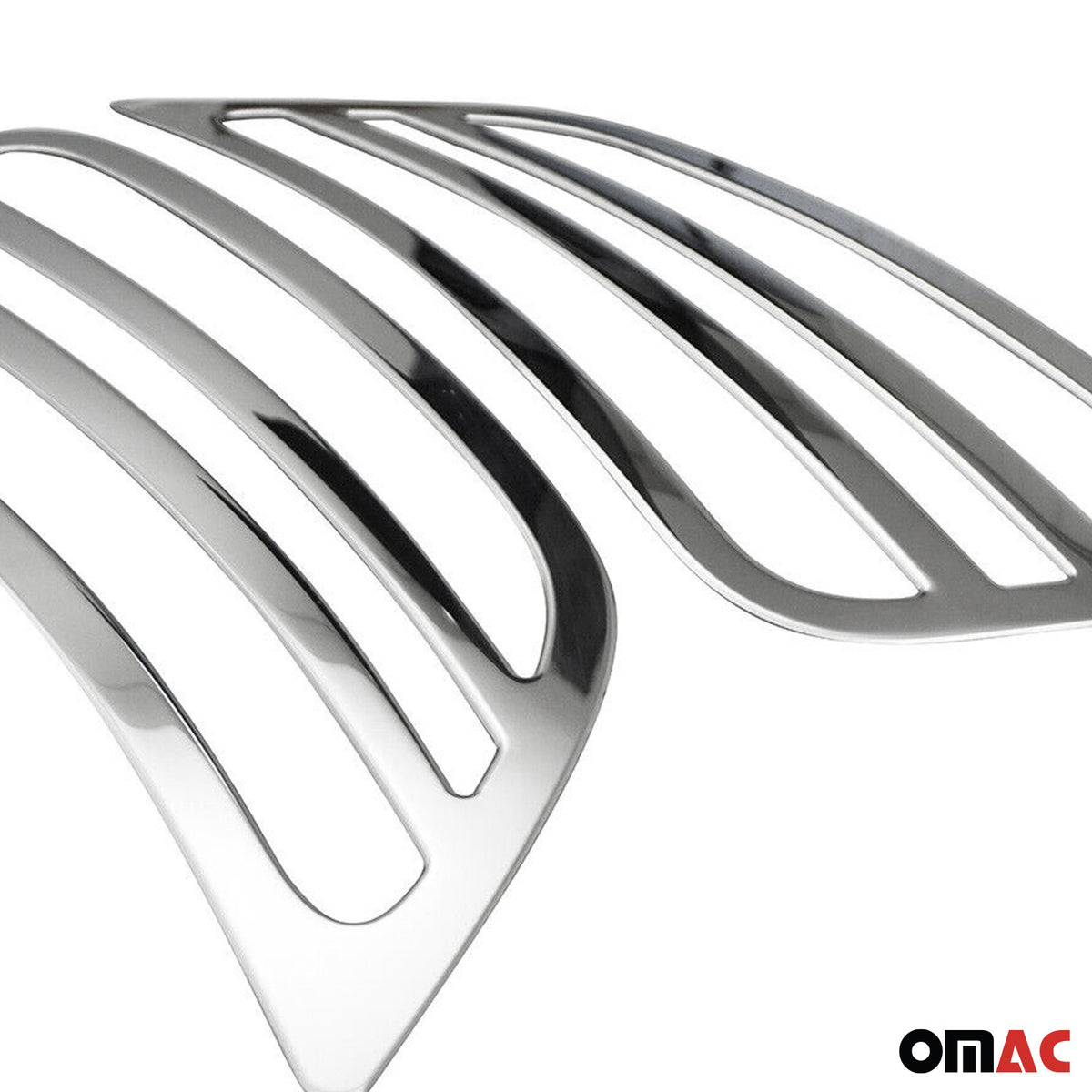 Écopes de Capot pour Mercedes Sprinter 2018-2026 Chromé 2Pcs