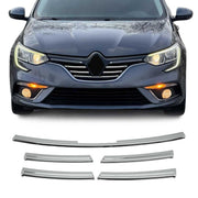 Moulure de Grille de Calandre pour Renault Megane IV 2016-2020 Chromé 5Pcs