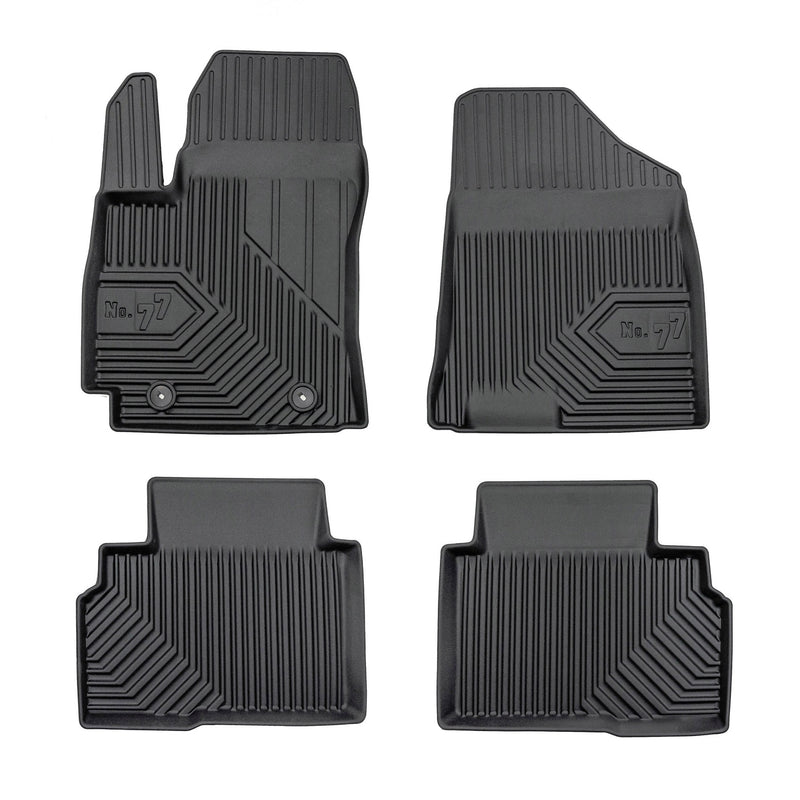 Tapis de Sol de Voiture pour Hyundai Kona II 2023-2025 TPE Imperméable 4Pcs