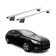 Barres de toit transversales pour Peugeot 508 SW / 508 RXH 2011-2018 Gris ABE