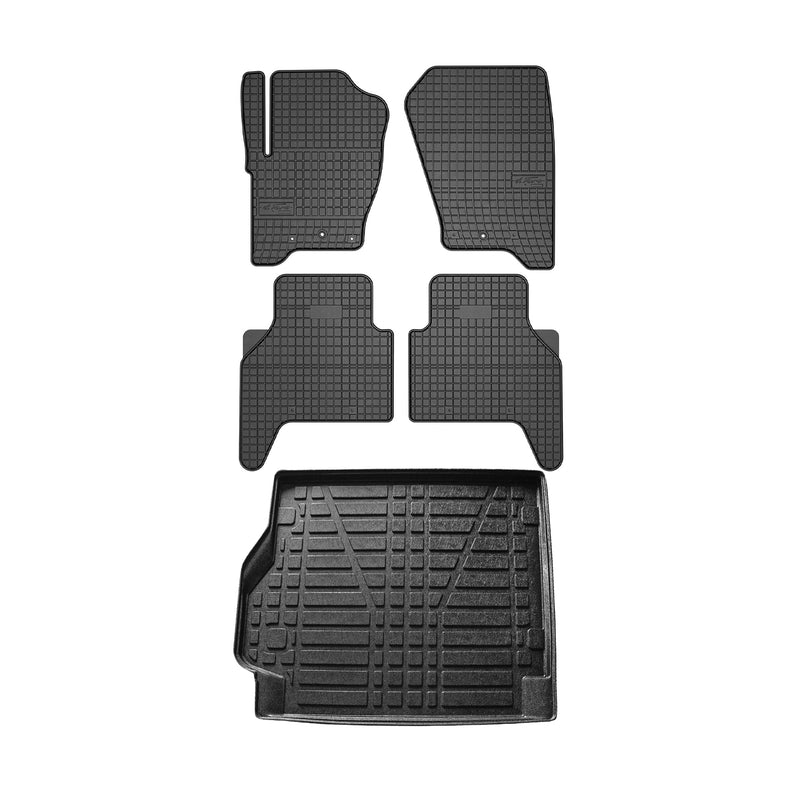 Kit Tapis de sol et coffre pour Range Rover Sport L320 2005-2013 TPE Noir