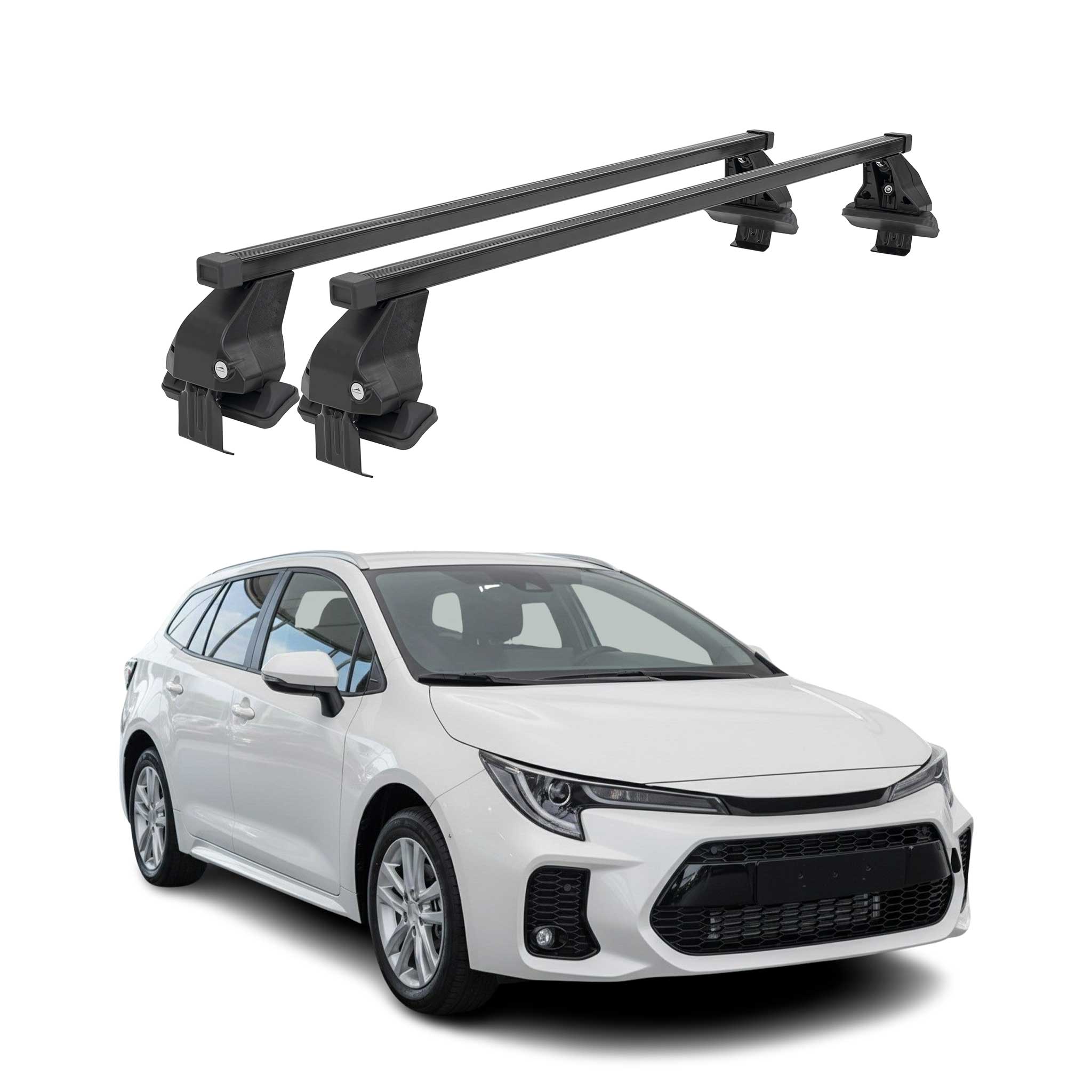 Barres Transversales Menabo pour Suzuki Swace 2020-2026 Noir