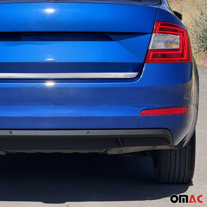 Arrière Coffre Couvercle Moulure pour Exclusive Skoda Octavia 3 2013-2019 Chromé