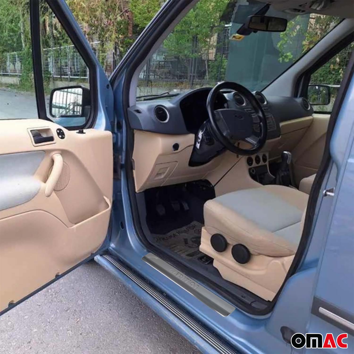 Seuils de porte pour Mercedes Viano W639 2003-2014 en acier Inox Chromé Edition
