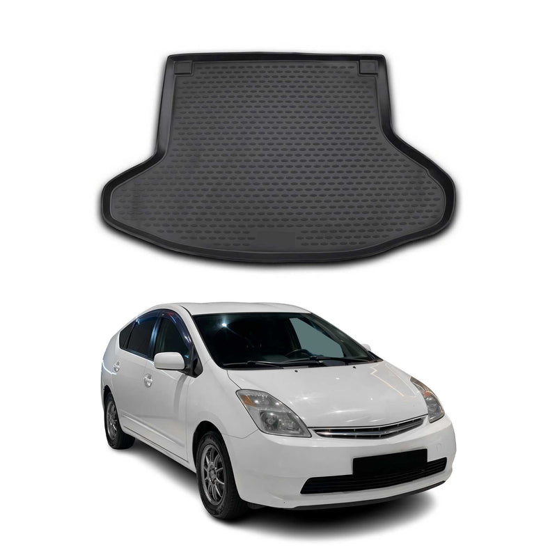 Tapis de Coffre pour Toyota Prius 2004-2009 HB en caoutchouc TPE 3D Noir 1Pcs