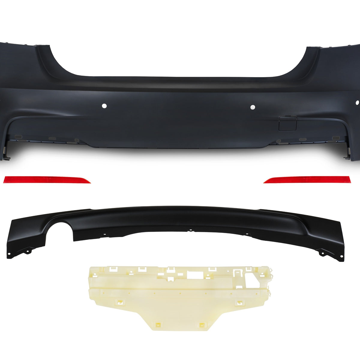 JOM Kit Pare-chocs & Bas de Caisse pour BMW Série 3 F30 ( LCI ) Sport-Design