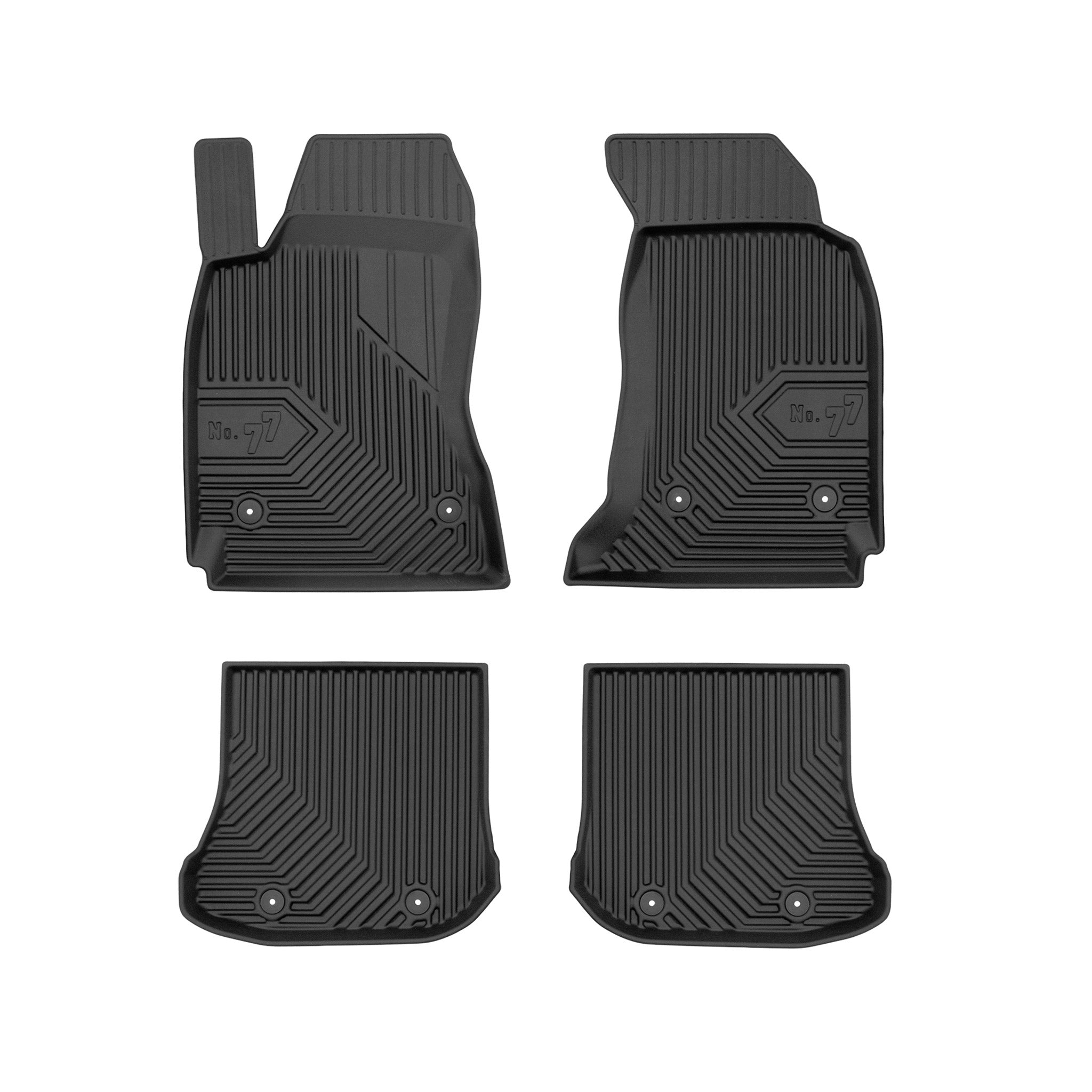 Tapis de Sol de Voiture pour Audi A4 B5 Break 1994-2001 TPE Imperméable 4Pcs