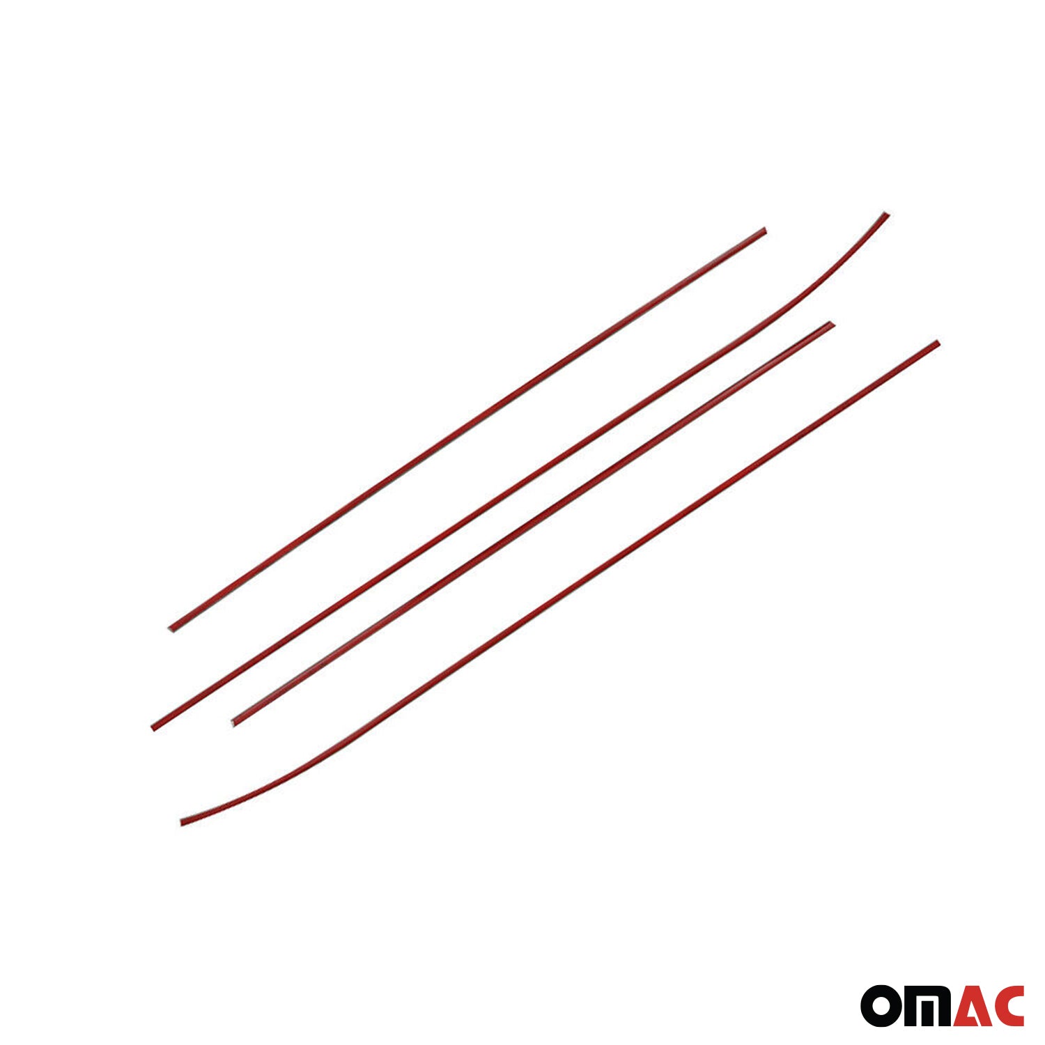 Baguettes pour contour Latérales pour Kia Venga 2010-2019 en acier inox chrome
