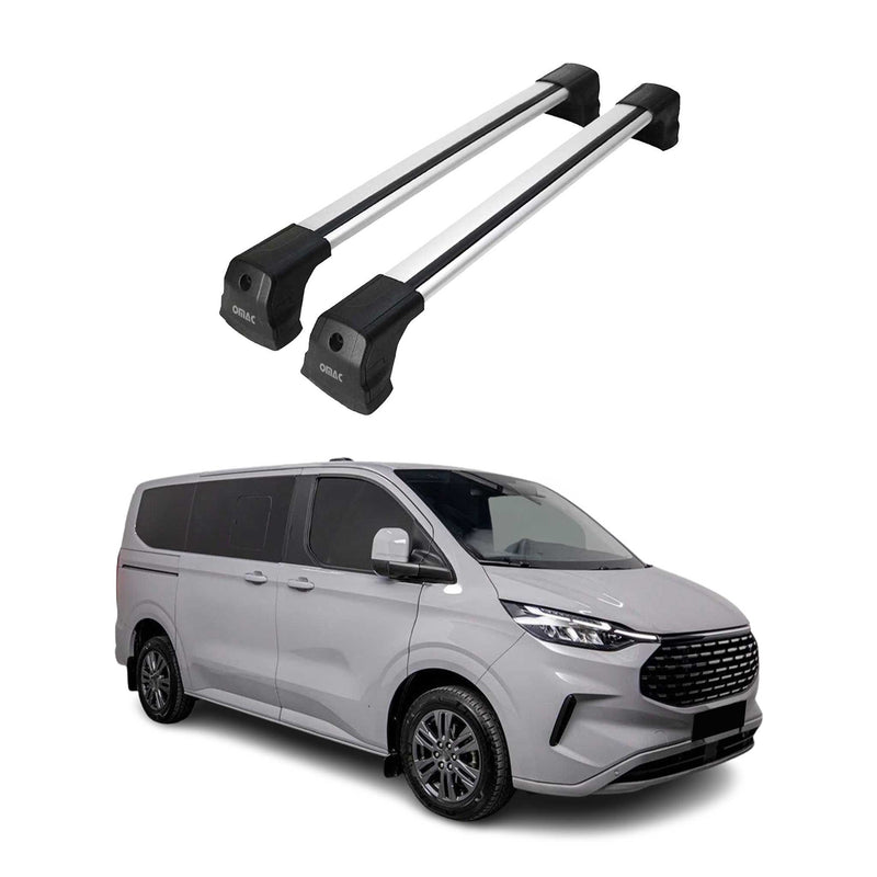 Barres de toit Elegance pour Volkswagen T7 2024-2025 ABE Argente Alu 2pièces