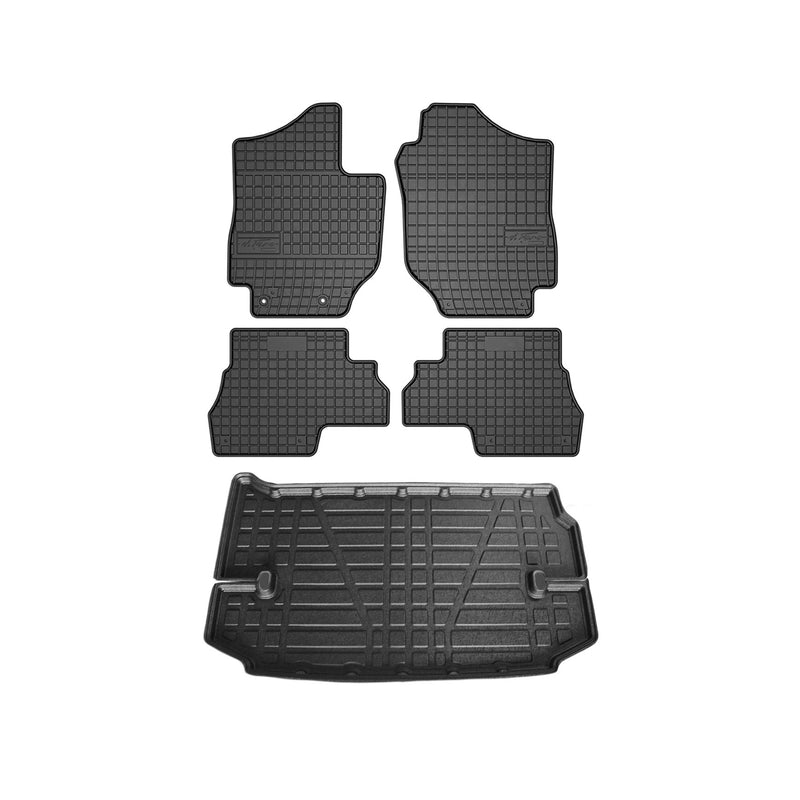 Kit Tapis de sol et coffre pour Suzuki Jimny 2019-2024 TPE Noir